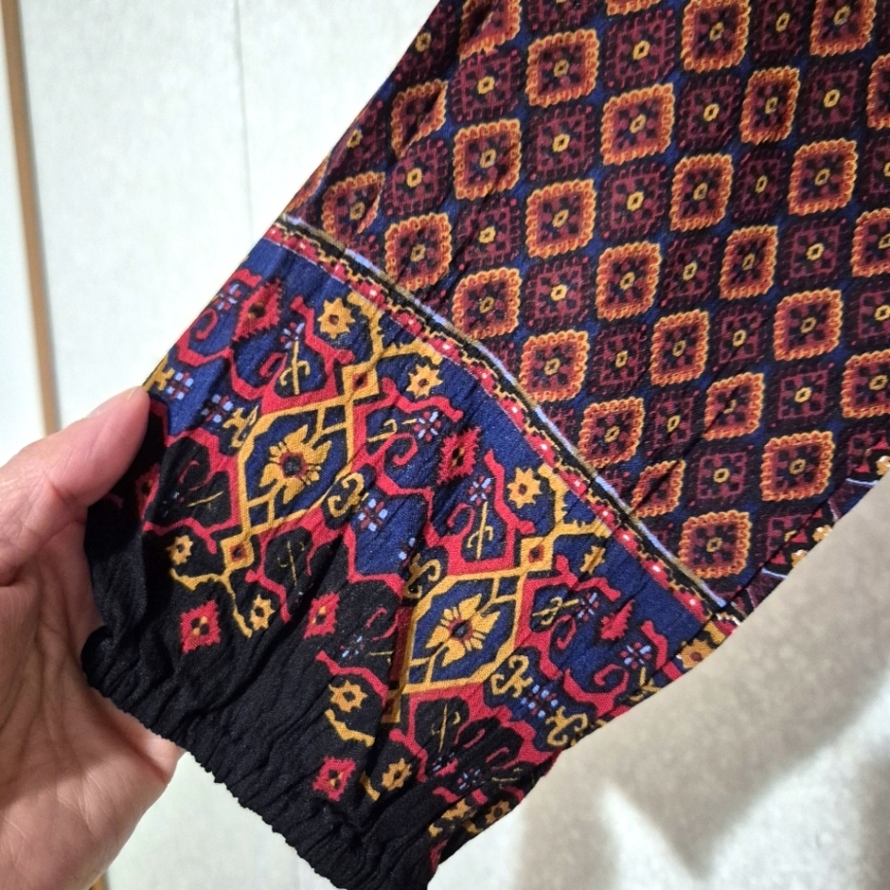 Love Kyla Vibrant..bohemian Gipsy Geometric Fabric..SIZE:M - Picture 2 of 12